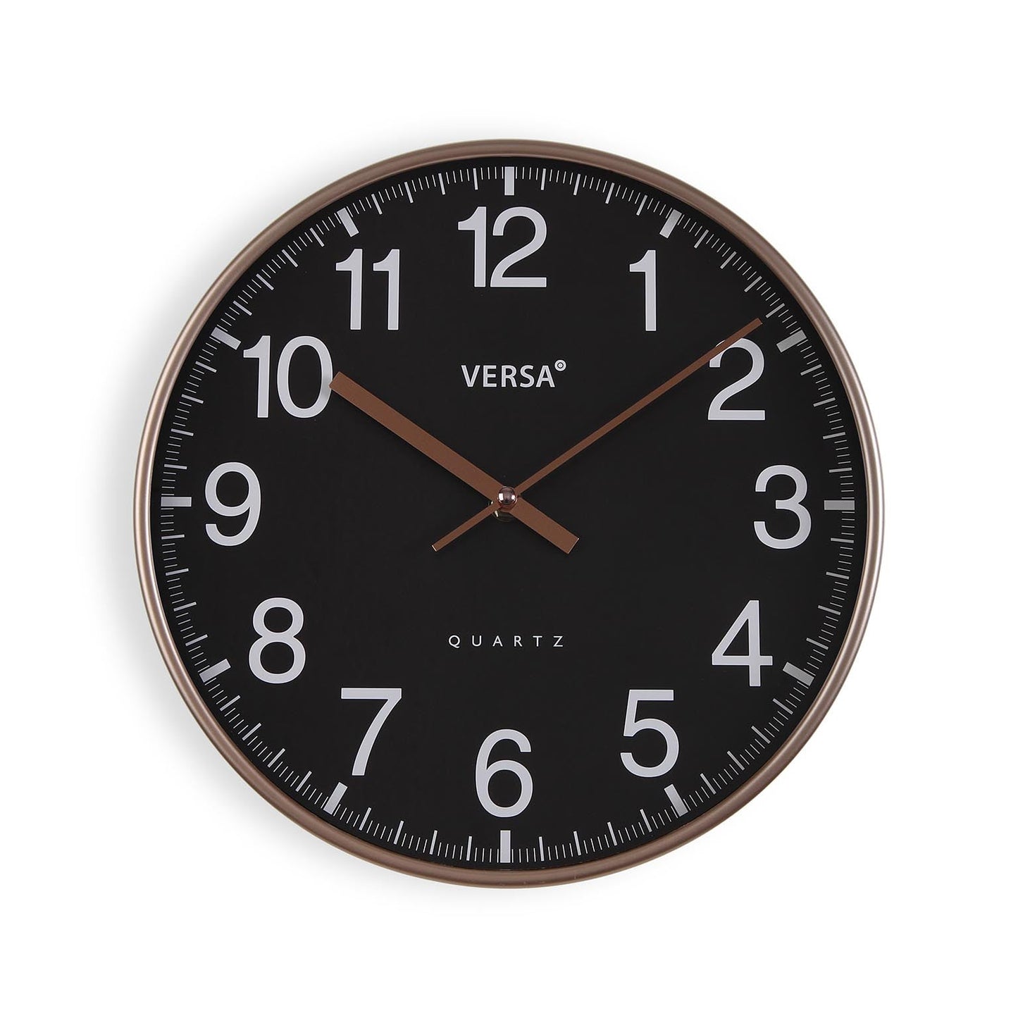 RELOJ DE PARED NEGRO 30x4.3CM VERSA 2026 JUNIO