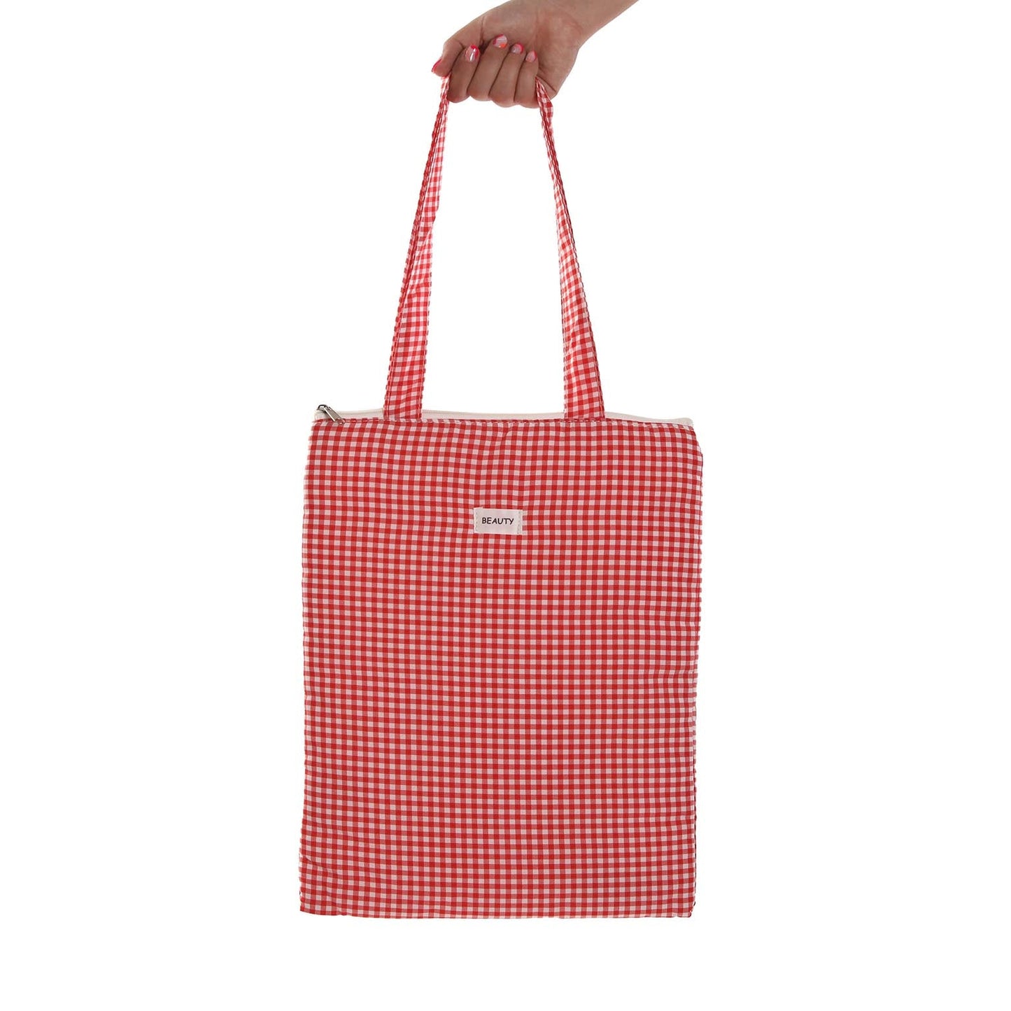 BOLSO VICHY ROJO VERSA 2026 JUNIO