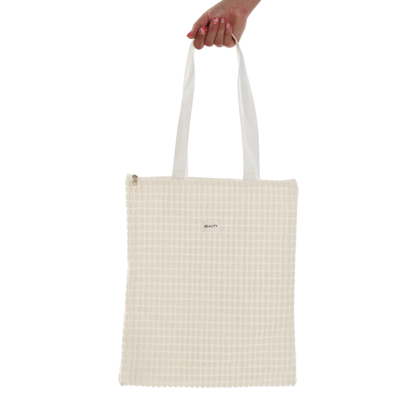 BOLSO CORDUROY BLANCO VERSA 2026 JUNIO