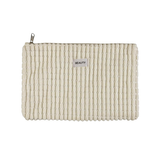 NECESER CORDUROY BLANCO 27X19CM Versaotoño