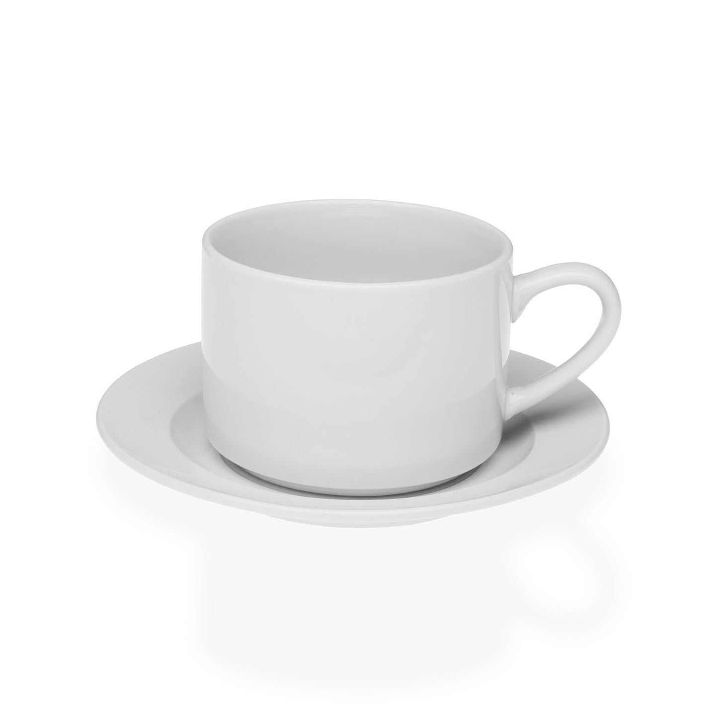 TAZA CON PLATO BLANCA 280ML VERSA 2026 JUNIO