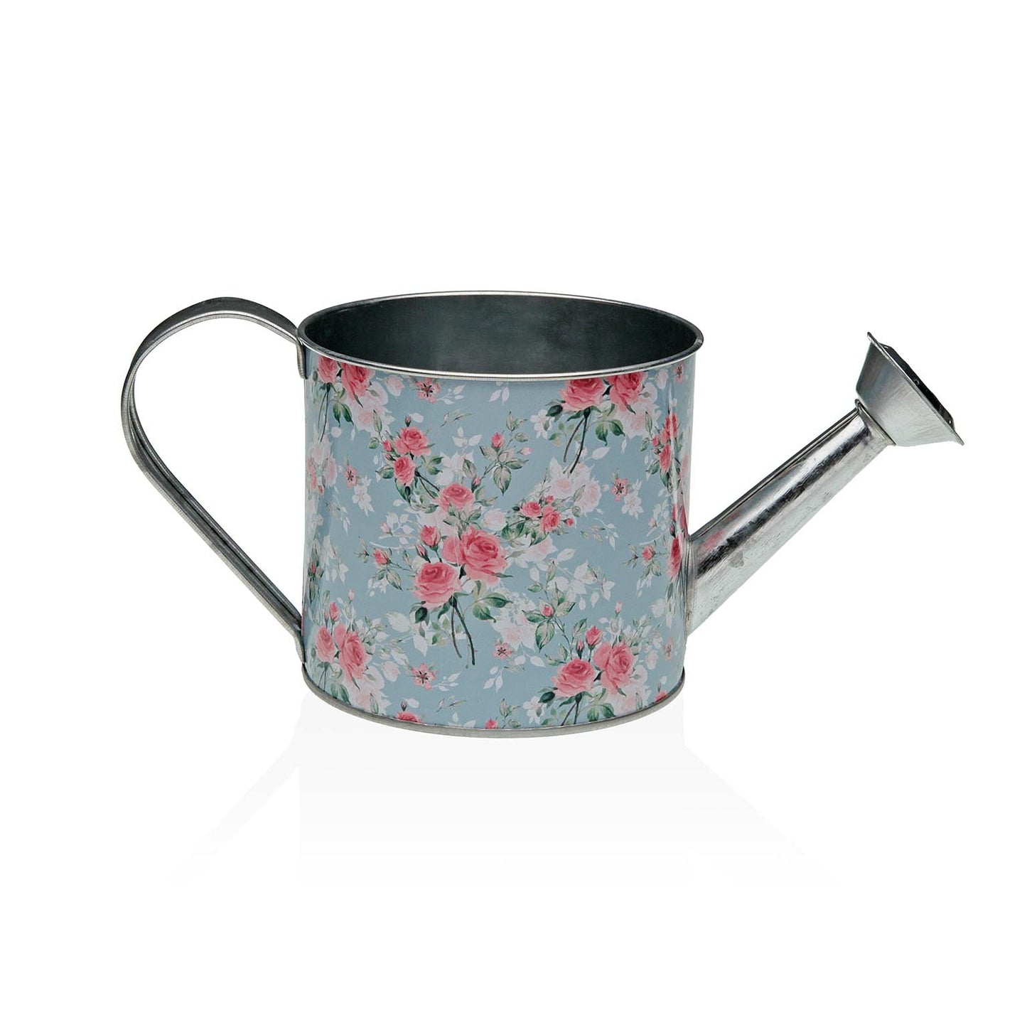 REGADERA 26 CM AZUL CON FLORES Versaotoño