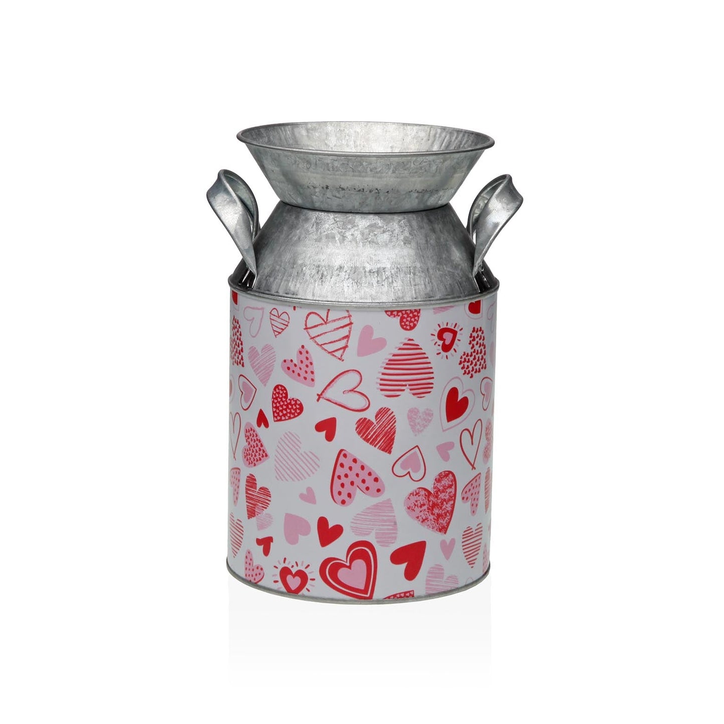FLORERO METALICO CORAZONES VERSA 2026 JUNIO