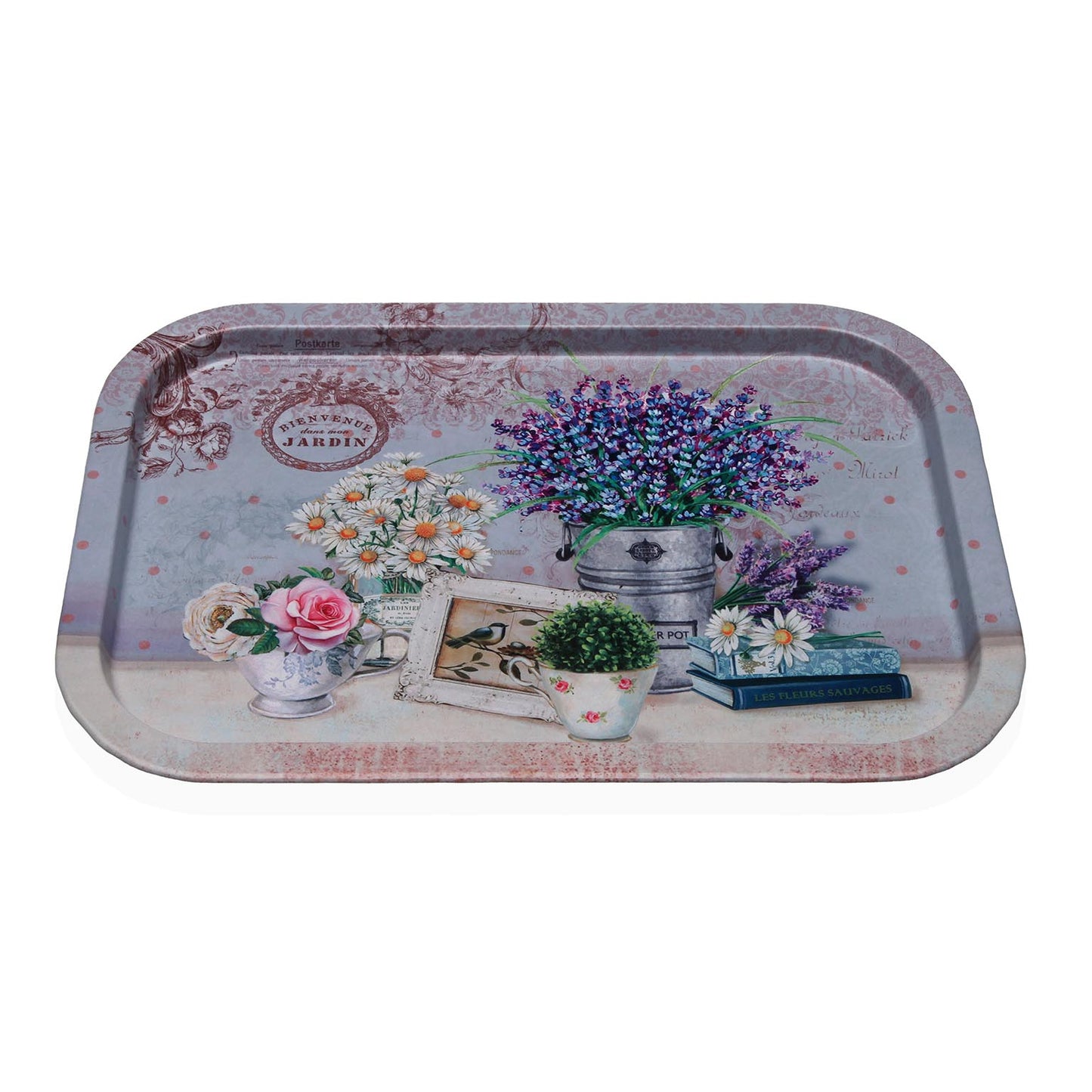 BANDEJA METALICA FLEURS VERSA 2026 JUNIO