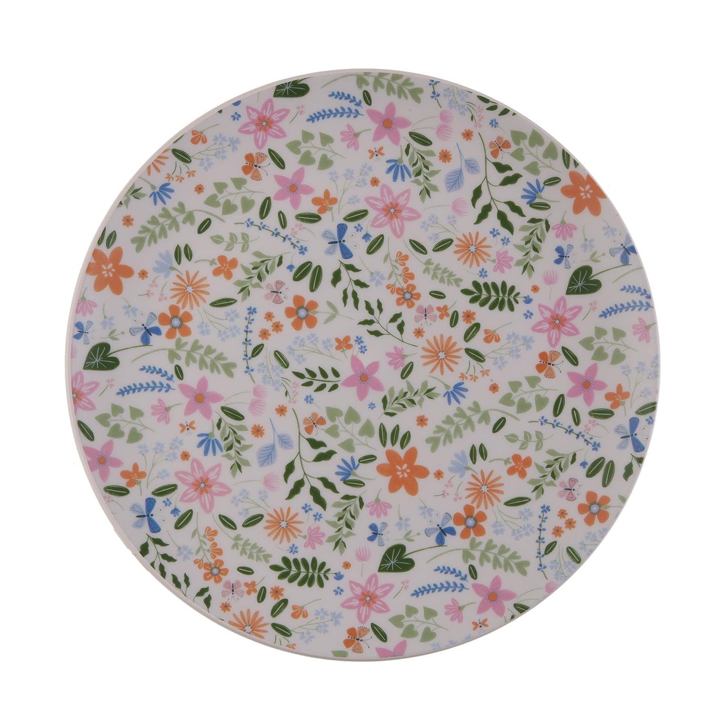 PLATO FLORES 25CM VERSA FEBRERO