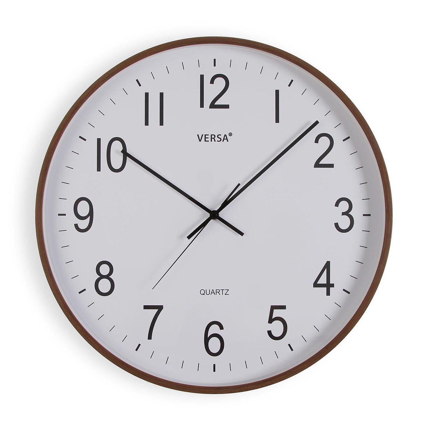 RELOJ PARED MADERA OSCURA 50CM Versaotoño