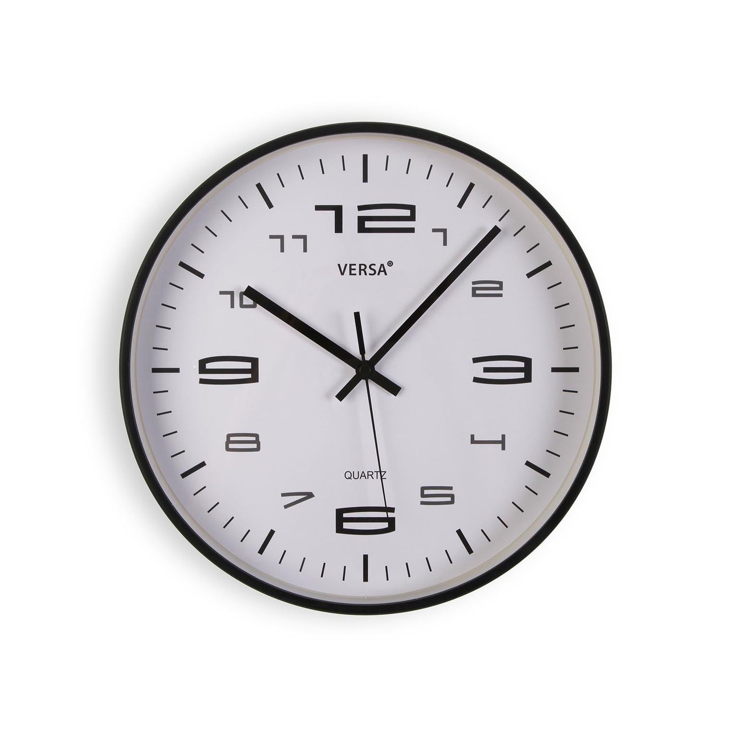 RELOJ DE PARED NEGRO 25CM Versaotoño