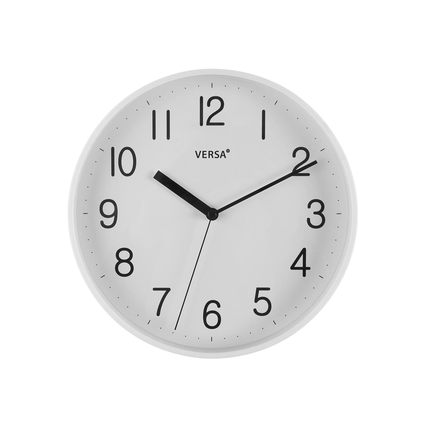 RELOJ PARED BLANCO 25CM VERSA FEBRERO