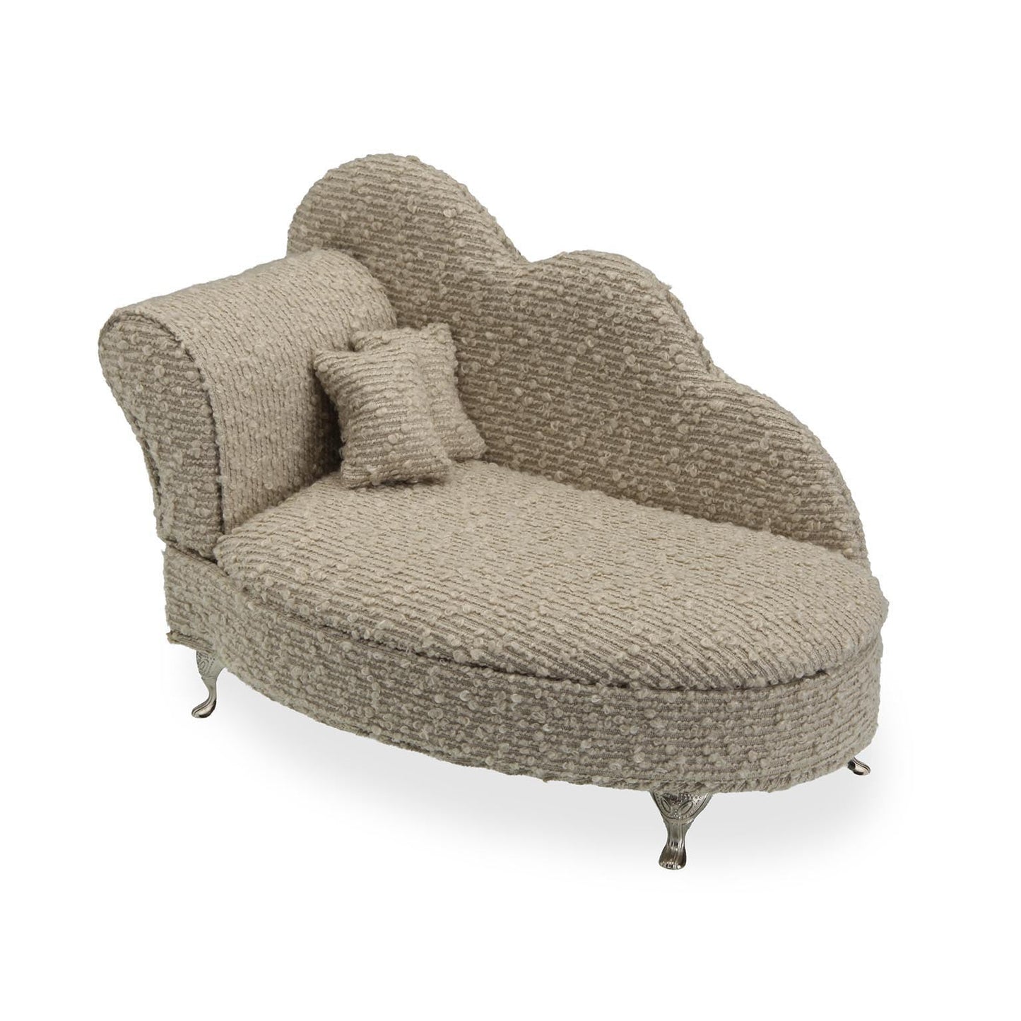JOYERO GRIS CLARO EN FORMA DE CHAISE LONGUE VERSA 2026 JUNIO