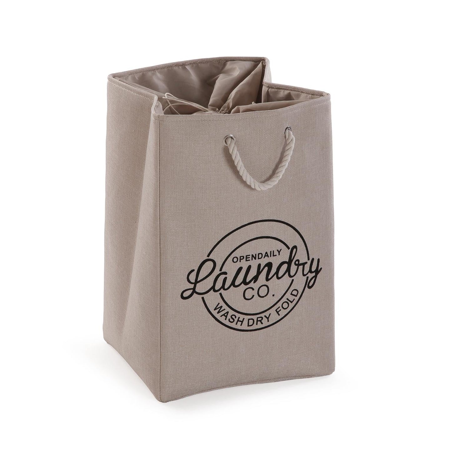 CESTO ROPA LAUNDRY CREMA VERSA 2026 JUNIO