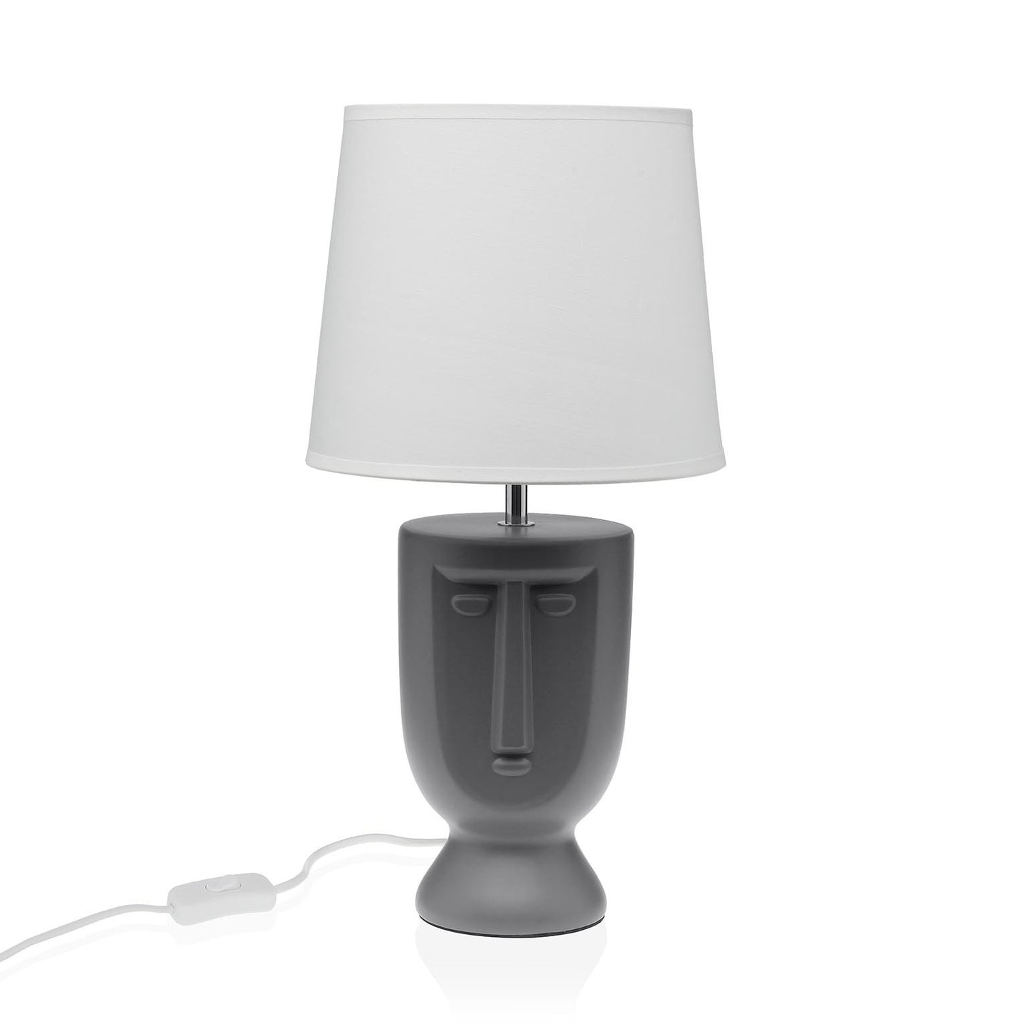 LAMPARA DE MESA GRIS VERSA8NOV