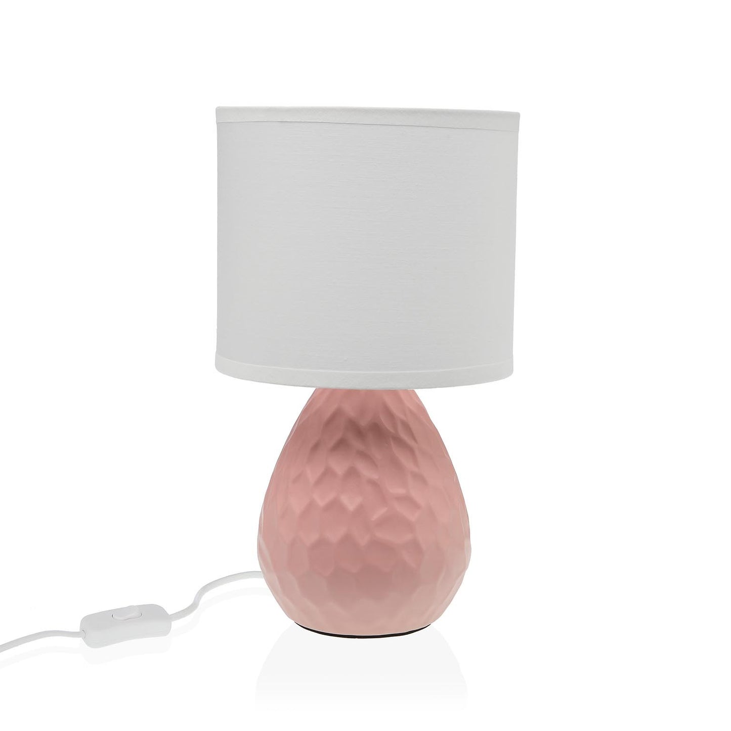LAMPARA DE MESA ROSA/BLANCA VERSA8NOV