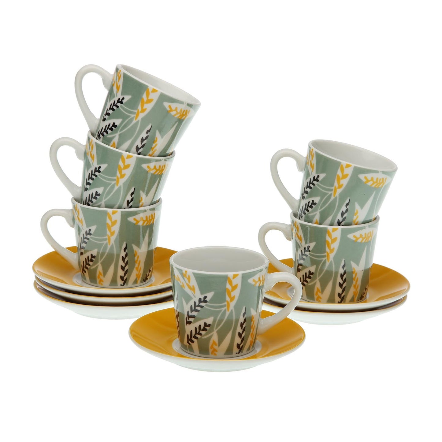 SET 6 TAZAS CAFE C/P ELORA VERSA8NOV