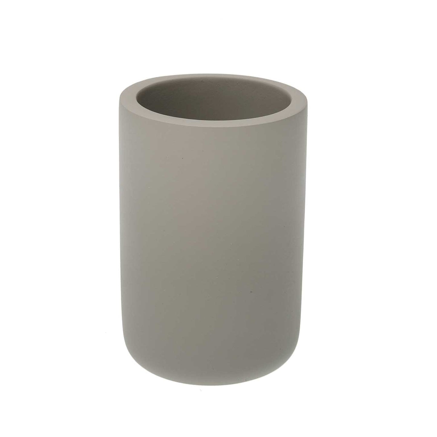 VASO CEPILLOS POLIRESINA GRIS VERSA8NOV