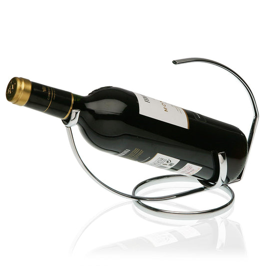 SOPORTE BOTELLA VINO CROMADO VERSA 2026 JUNIO