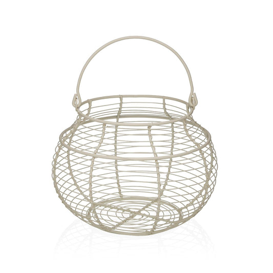 CESTA HUEVOS BLANCA Versaotoño