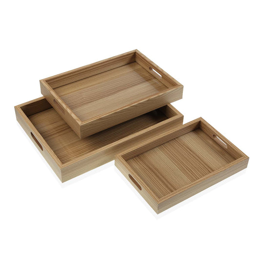 SET 3 BANDEJAS  MDF DARK 40 x 30 Versaotoño