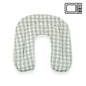 ALMOHADA TERMICA FORMA DE CUELLO VICHY VERDE Versaotoño