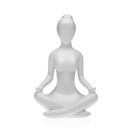 FIGURA YOGA BLANCA Versaotoño