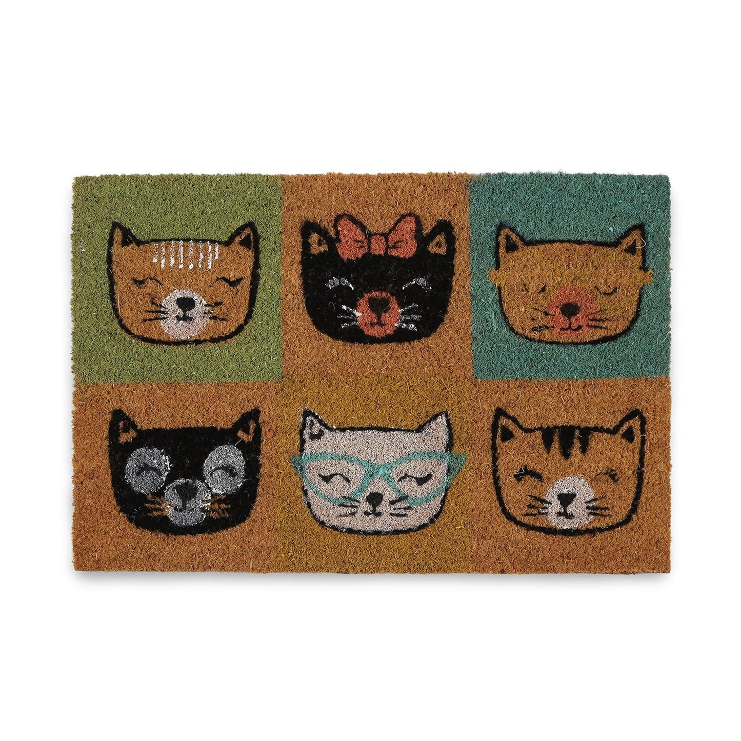 FELPUDO GATOS CHIC FIBRA DE COCO 40X60 VERSA 2026 JUNIO