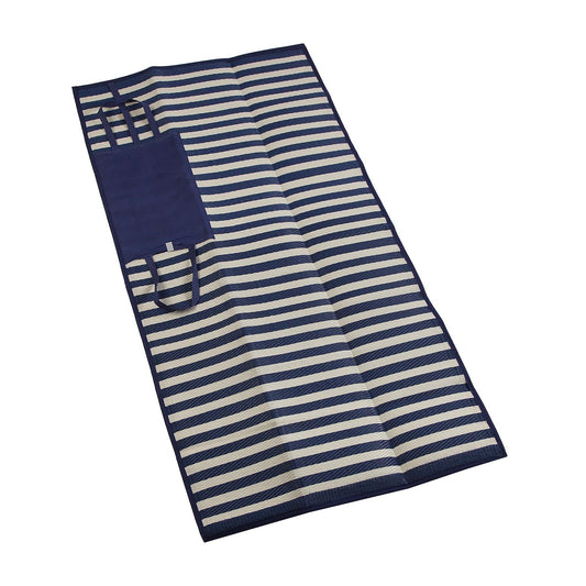 ALFOMBRA PICNIC BLUE STRIPES Versaotoño
