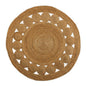 ALFOMBRA JUTE CIRCULOS 120CM Versaotoño