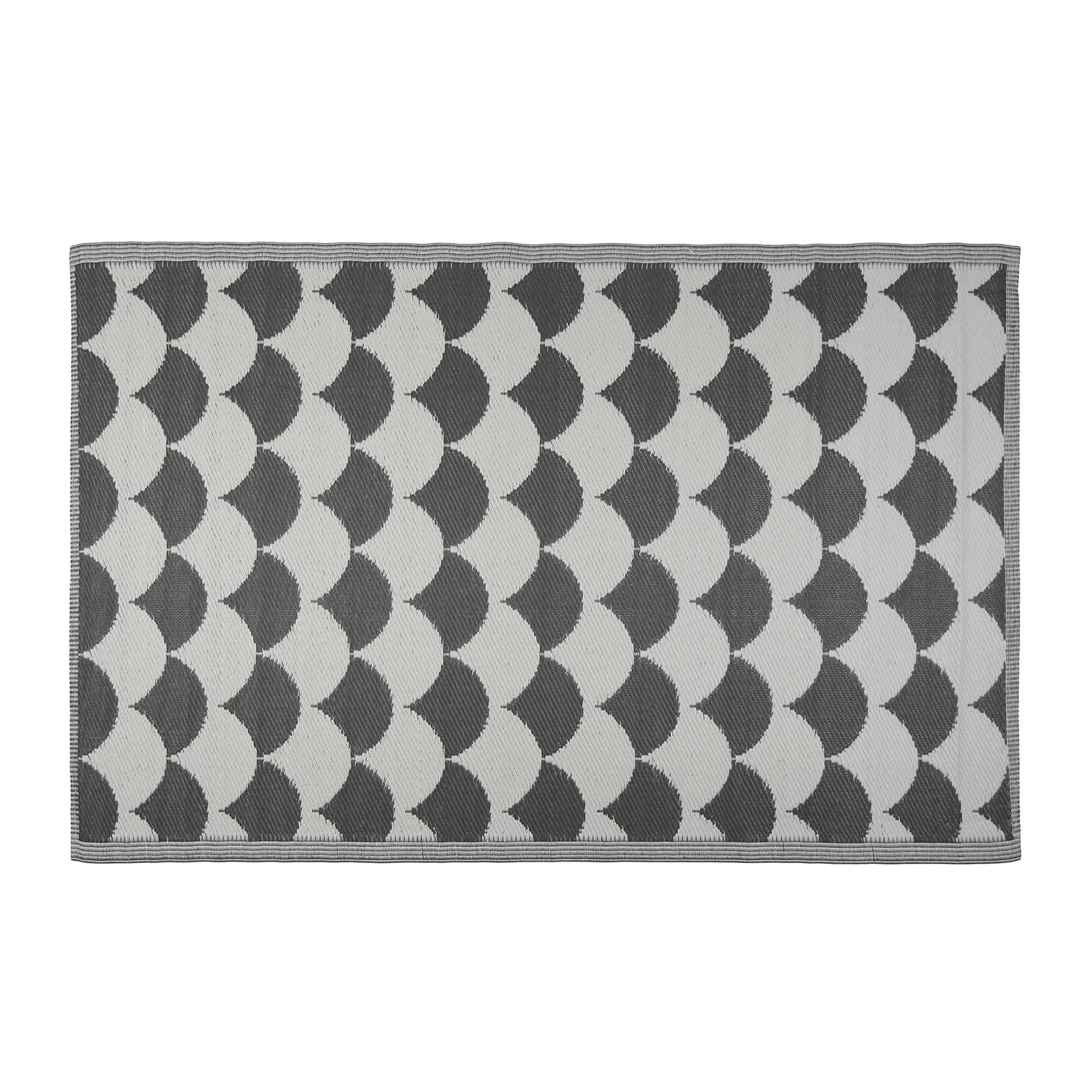ALFOMBRA PATRÓN ESCAMAS GRIS 120X180 CM VERSA 2026 JUNIO
