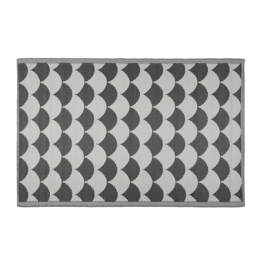 ALFOMBRA PATRÓN ESCAMAS GRIS 120X180 CM VERSA 2026 JUNIO