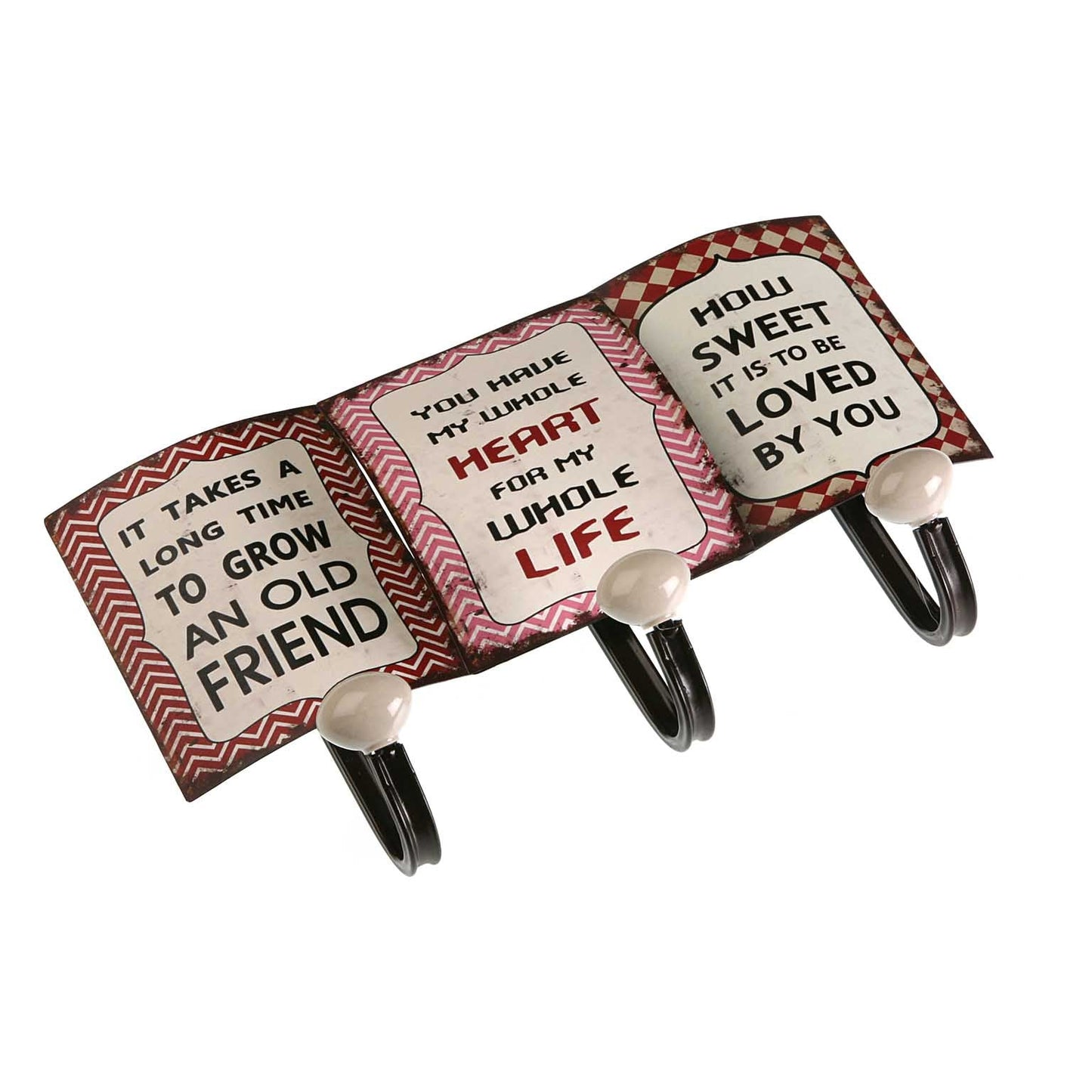 COLGADOR 3 GANCHOS FRASES Versaotoño