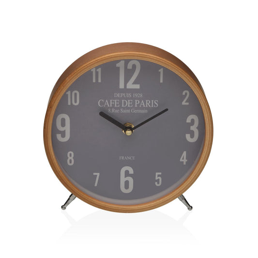 RELOJ DE MESA GRIS CAFE DE PARIS 18,5CM Versaotoño