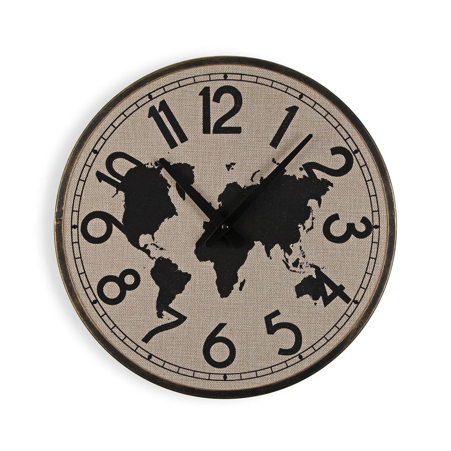 RELOJ DE PARED MAPA 40CM VERSA FEBRERO
