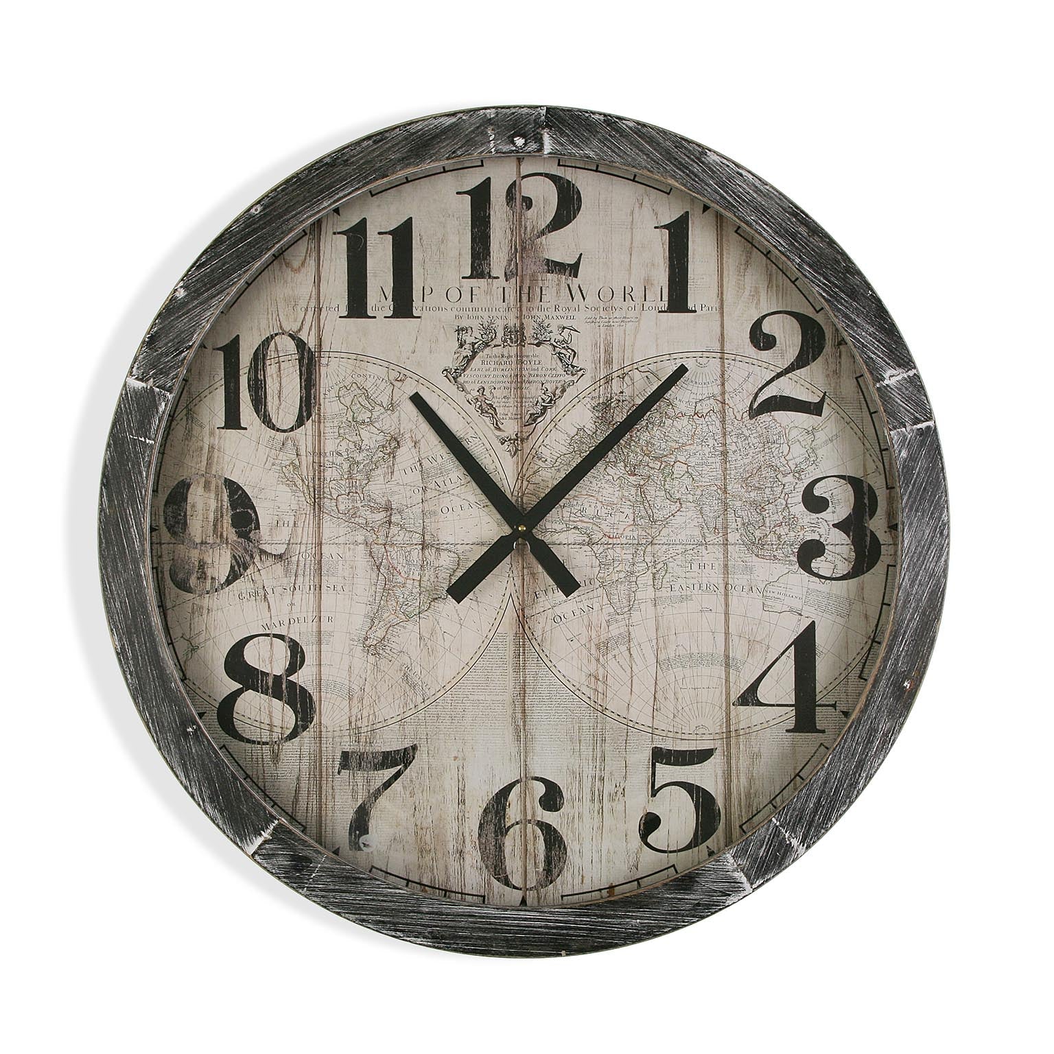 RELOJ PARED MAP WORLD 76,5CM Versaotoño