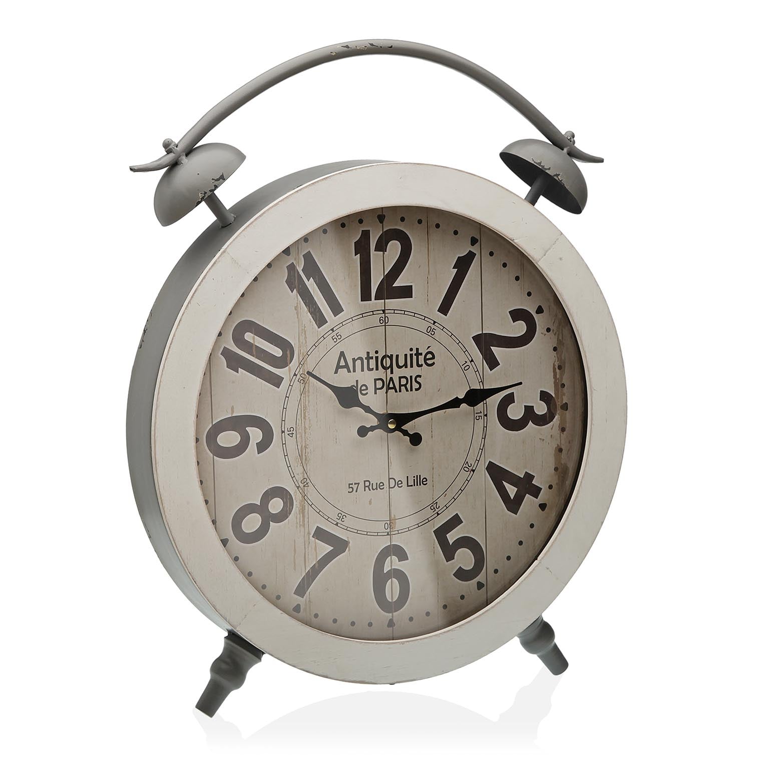 RELOJ SOBREMESA BLANCO 41CM VERSA FEBRERO