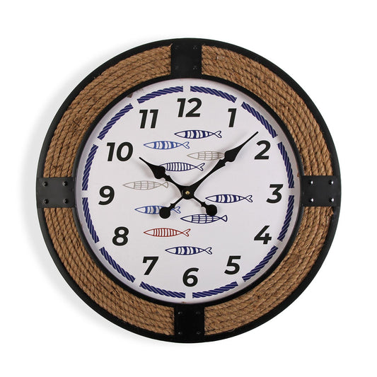 RELOJ PARED 60CM FISH Versaotoño