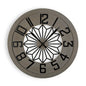 RELOJ PARED MADERA ESTRELLA Versaotoño
