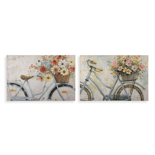 CUADRO SURTIDO BICICLETA 60 X 90 Versaotoño