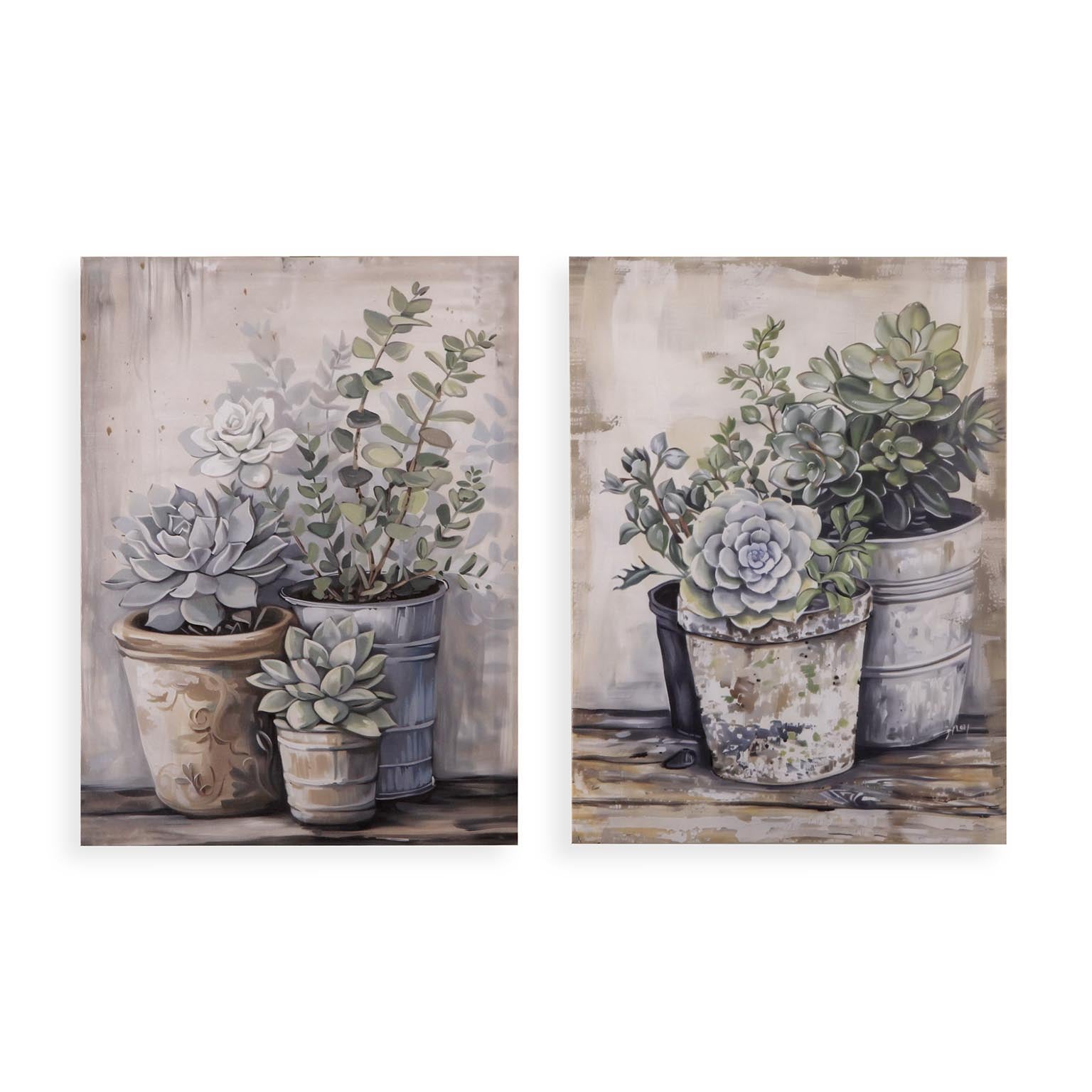 CUADRO SURTIDO LIENZO JARRONES 30 X 40 Versaotoño