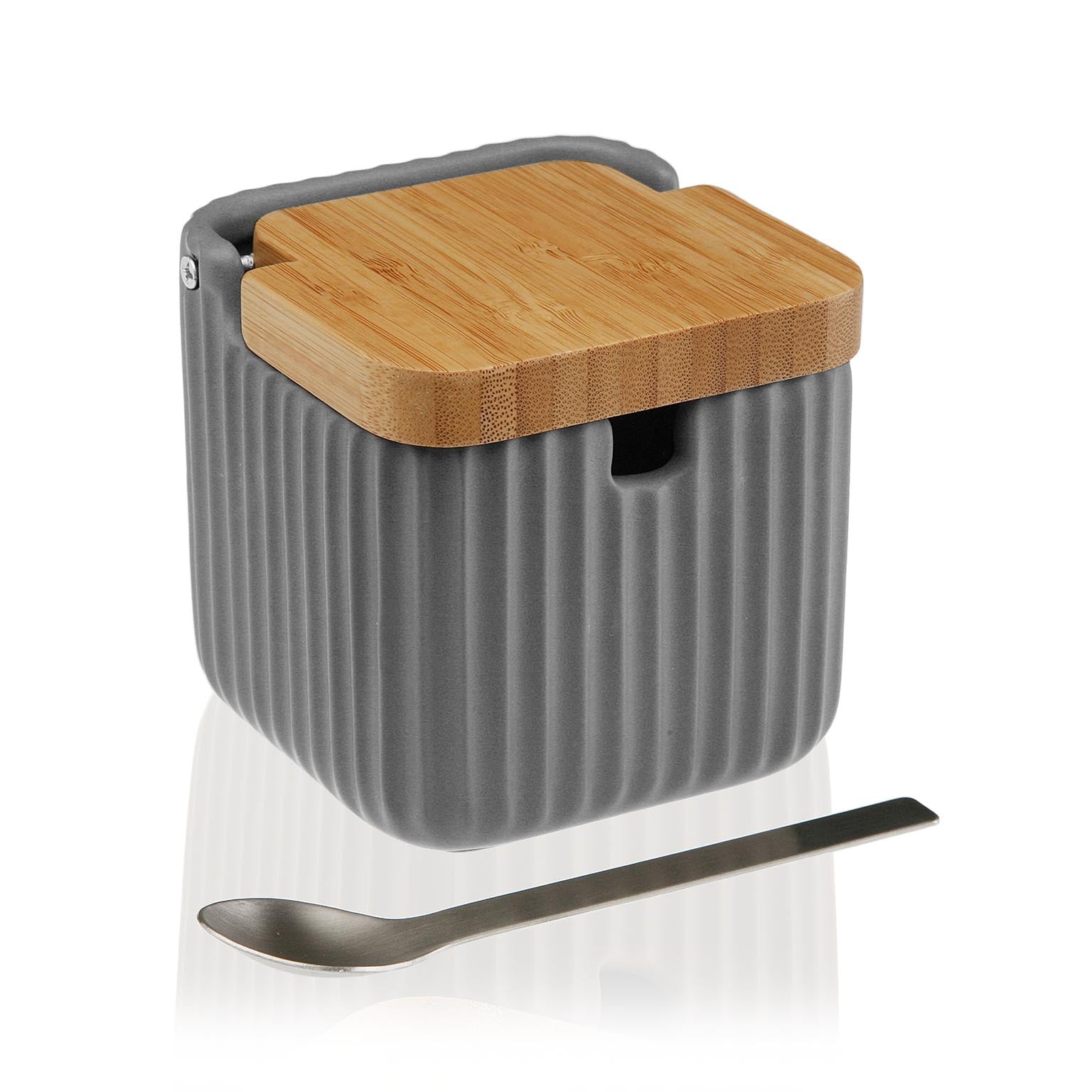 AZUCARERO GRIS CON CUCHARA Versaotoño