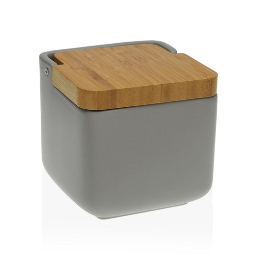 SALERO GRIS TAPA BAMBU Versaotoño