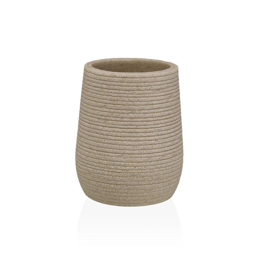VASO PORTACEPILLOS BEIGE Versaotoño