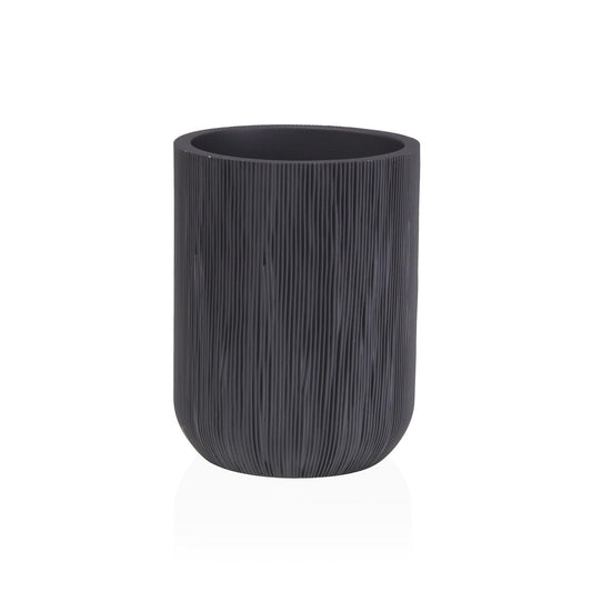 VASO PORTACEPILLOS GRIS OSCURO Versaotoño
