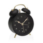 RELOJ DESPERTADOR NEGRO 9,7CM Versaotoño
