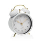 RELOJ DESPERTADOR BLANCO 9,7CM Versaotoño