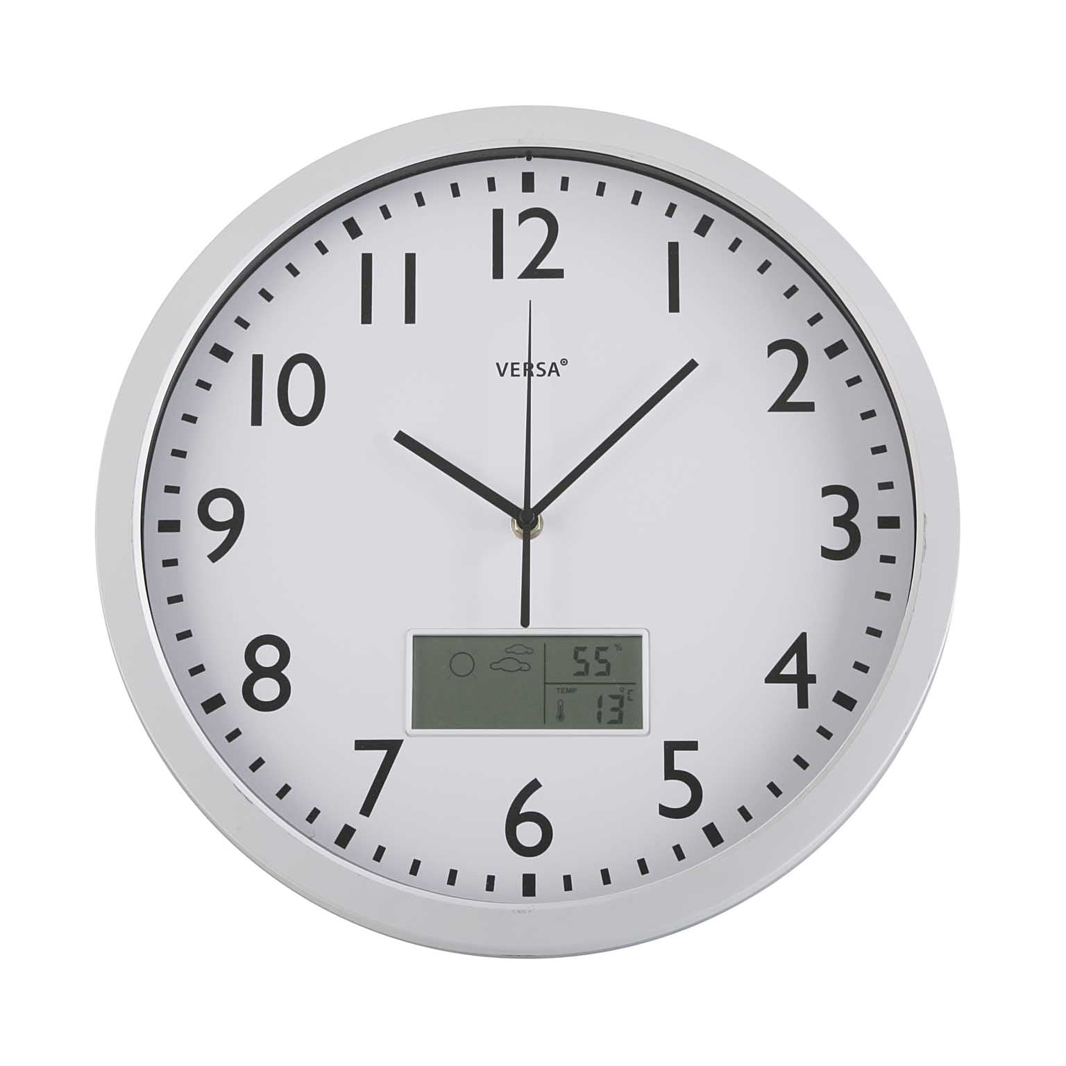 RELOJ METEO BLANCO 35CM Versaotoño