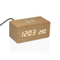 RELOJ RECTANGULAR CON ESTACION DE CARGA Versaotoño