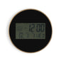 RELOJ DE PARED DIGITAL NEGRO Versaotoño