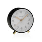 RELOJ DESPERTADOR DE MESA METAL NEGRO VERSA 2026 JUNIO