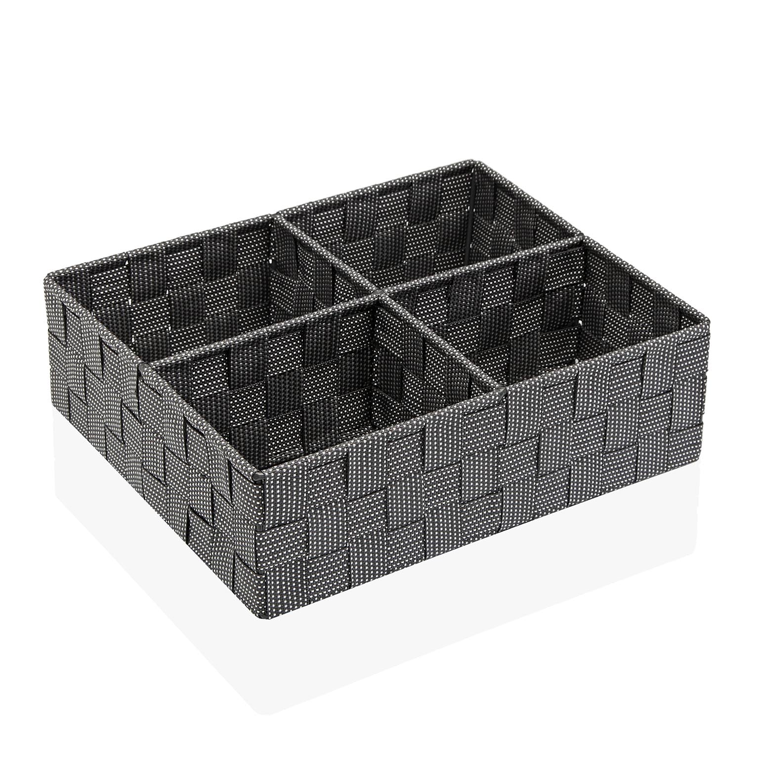 CAJA 4 COMPARTIMENTOS GRIS Versaotoño