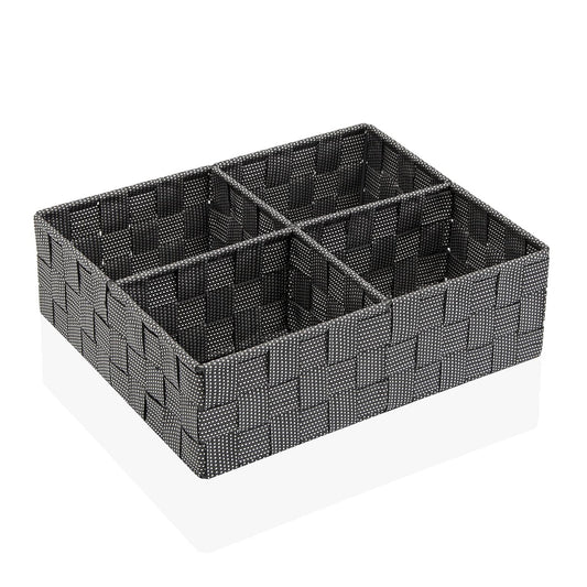 CAJA 4 COMPARTIMENTOS GRIS Versaotoño