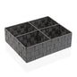 CAJA 4 COMPARTIMENTOS GRIS Versaotoño